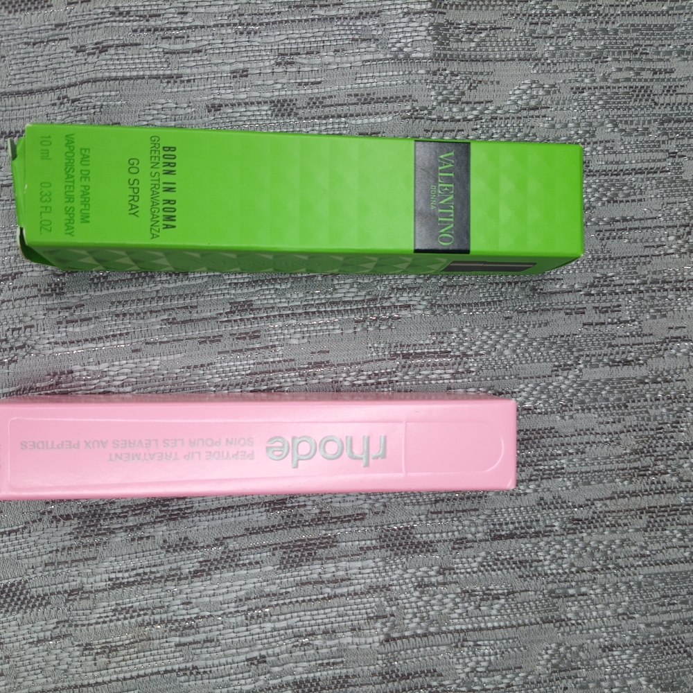 Valentino Green and Pink Makeup Set
